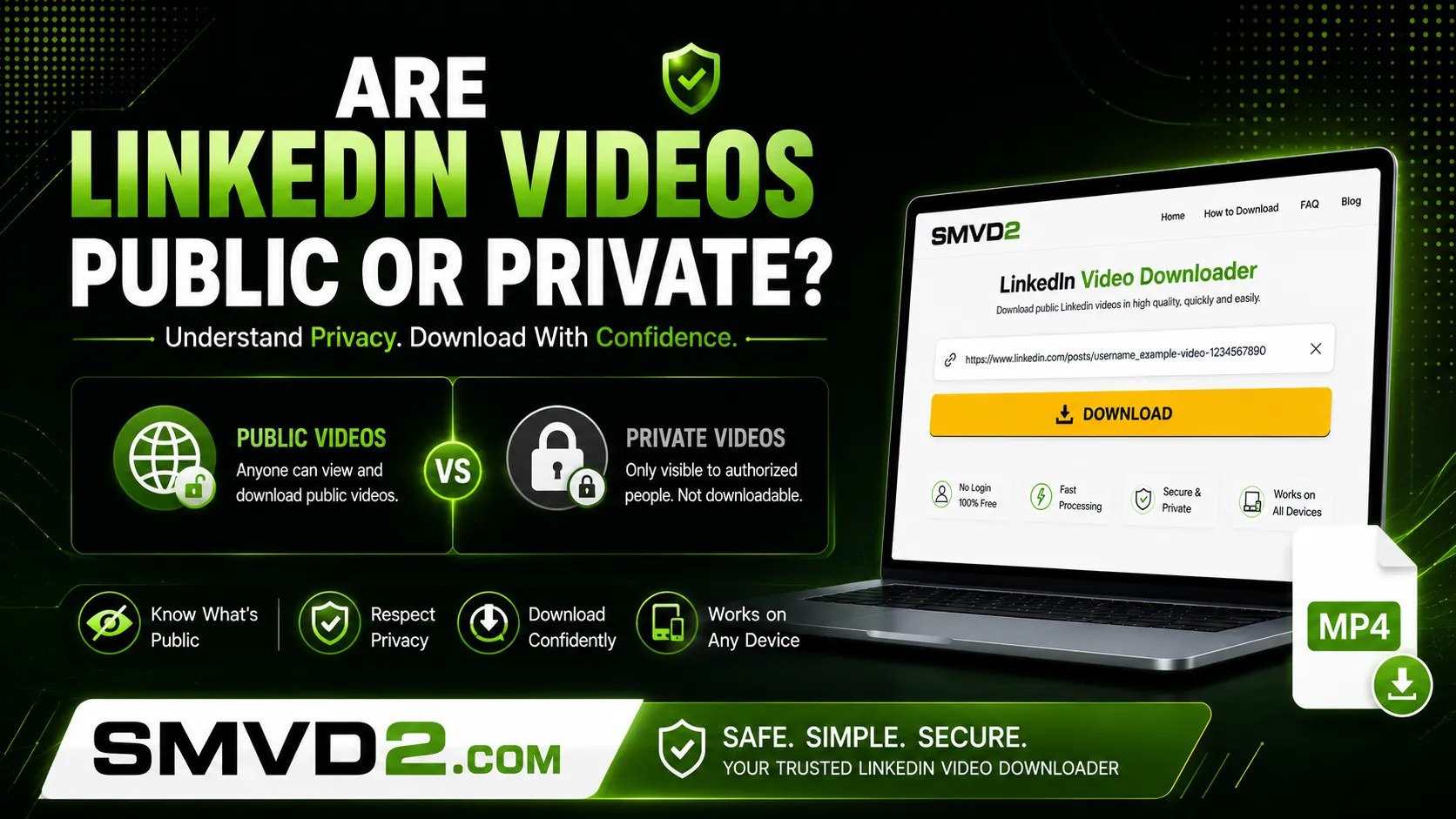 Are LinkedIn Videos Public or Private?
