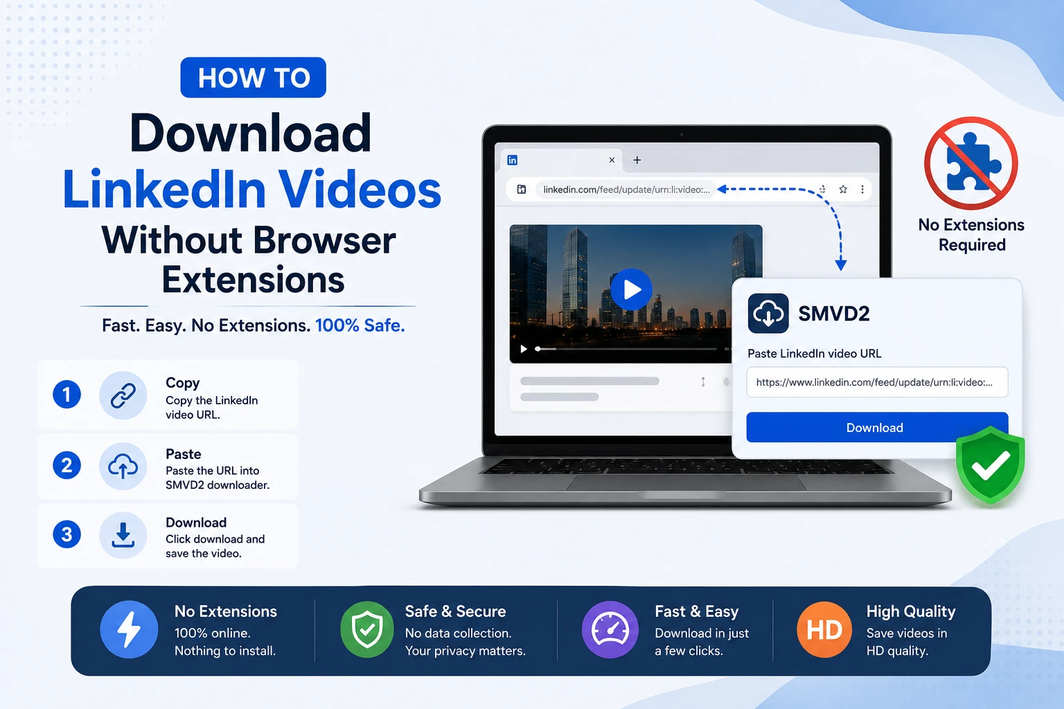 How to Download LinkedIn Videos Without Browser Extensions