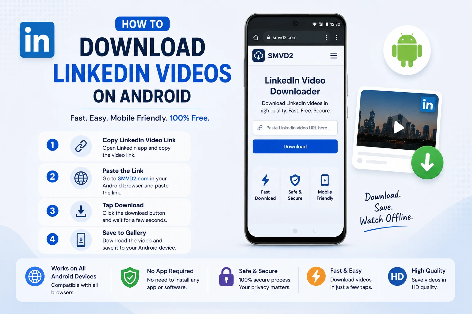 How to Download LinkedIn Videos on Android