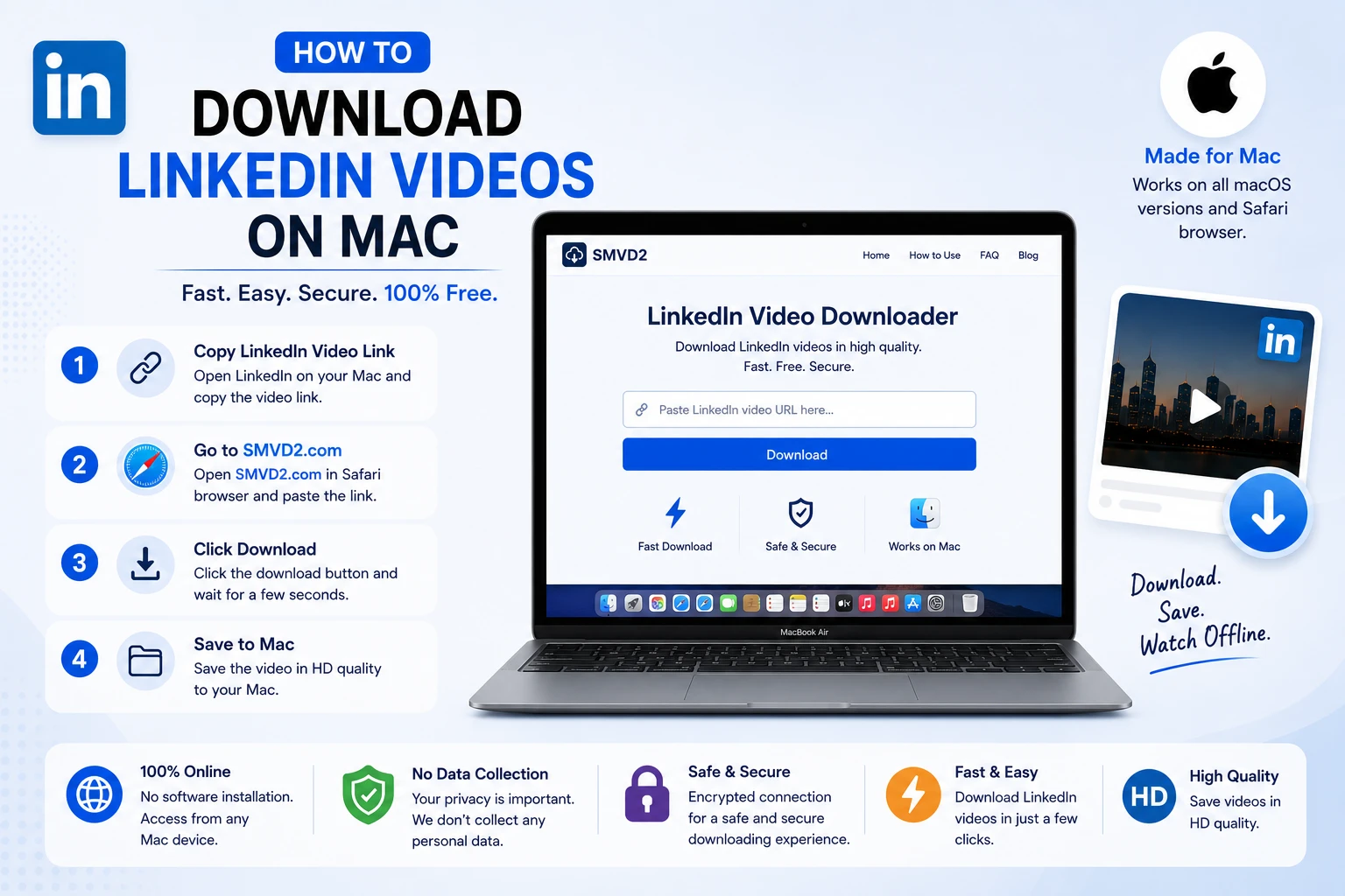 How to Download LinkedIn Videos on Mac