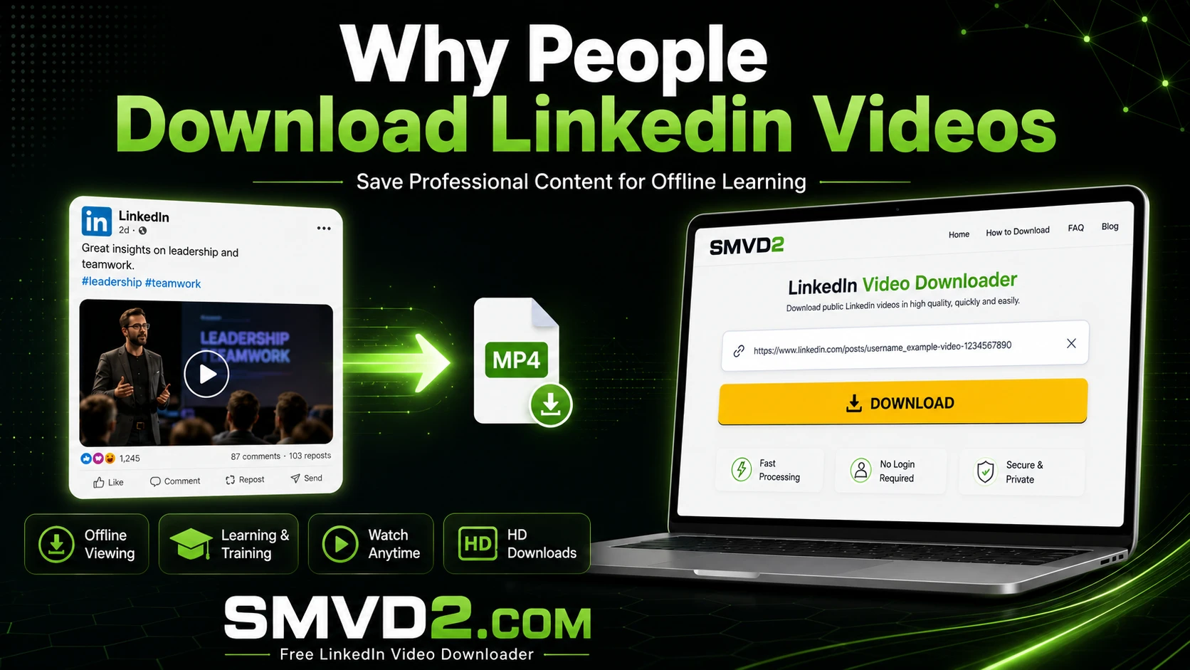 Why People Download LinkedIn Videos